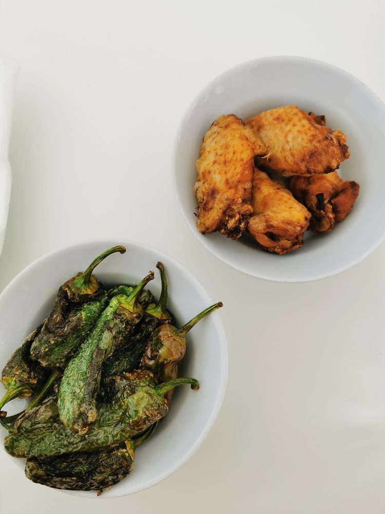 Pimientos de padrón i Nerja